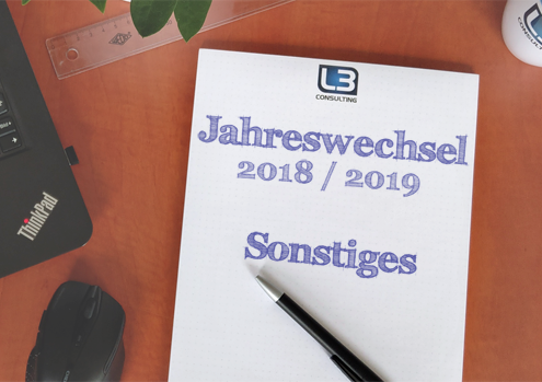 Jahreswechsel: Sonstiges