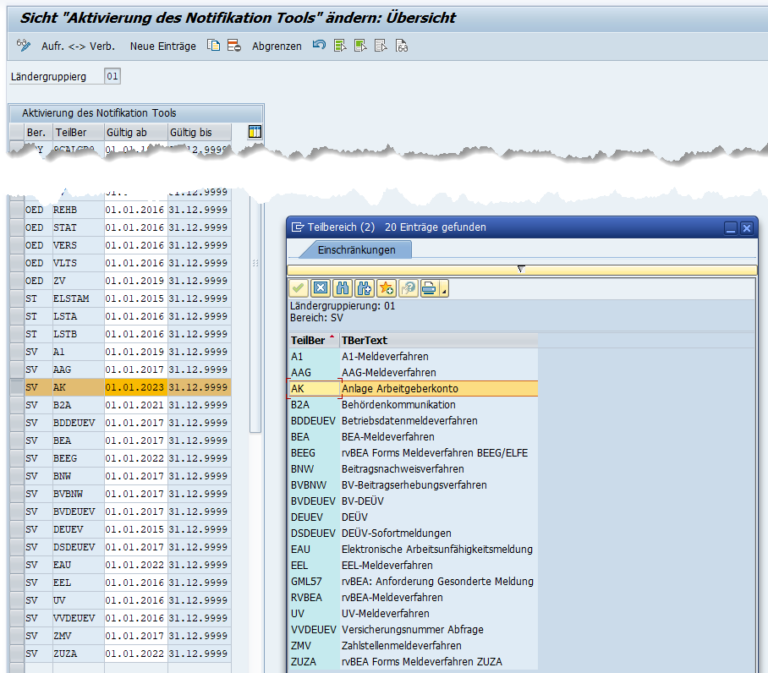 DEÜV-Datensatz DSAK Arbeitgeberkonto Im SAP HCM (Teil 2)