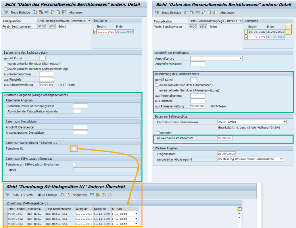 DEÜV-Datensatz DSAK Arbeitgeberkonto im SAP HCM (Teil 2)